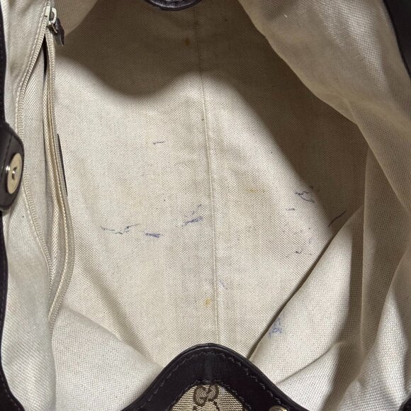 Gucci Canvas Sukey Medium Tote Bag, - Picture 6 of 10